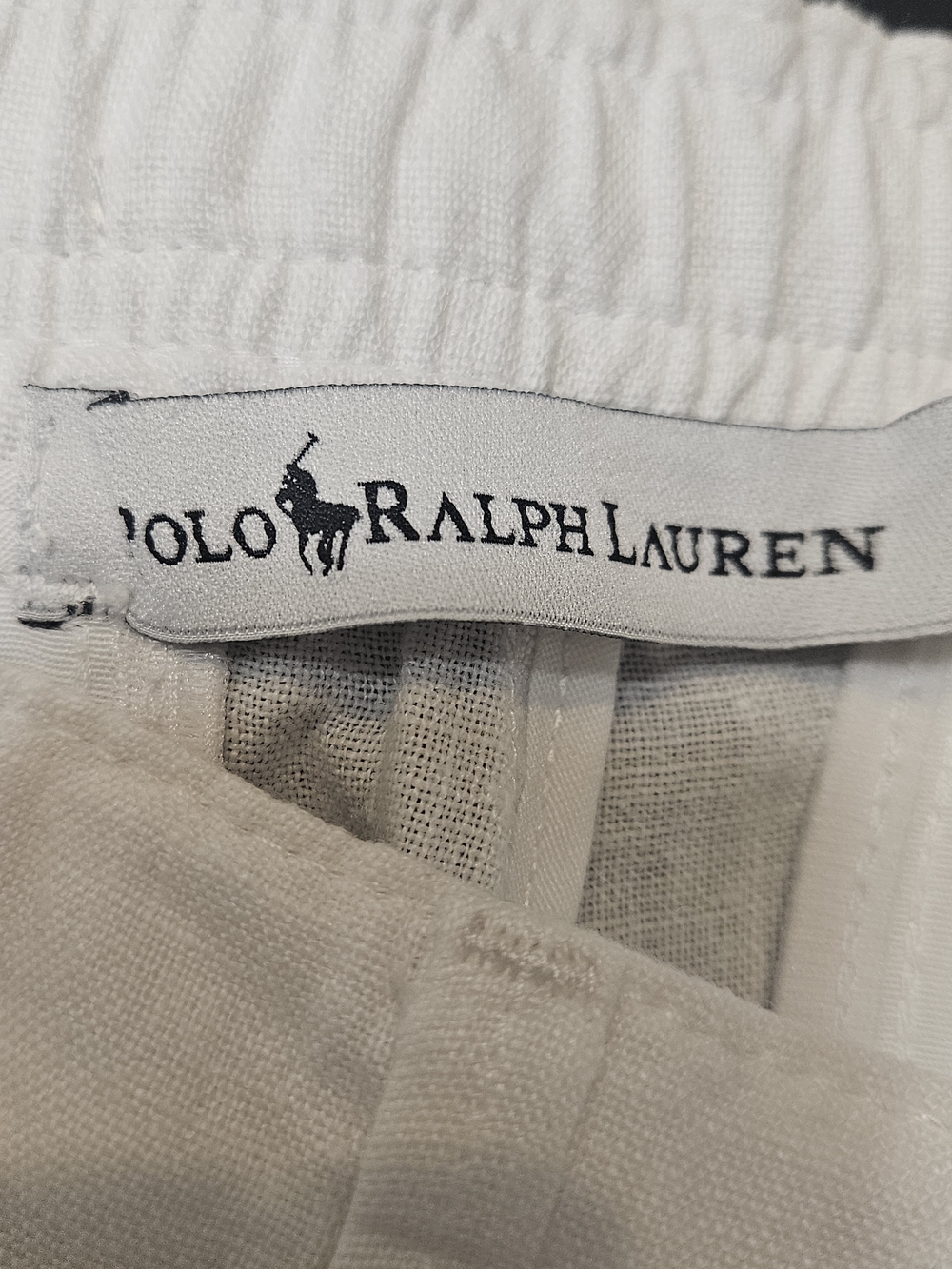Polo Ralph Lauren Pants White Drawstring Tapered Men Size W33 L34 (Fits Like 29) - Picture 6 of 16
